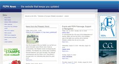 Desktop Screenshot of fepanews.com